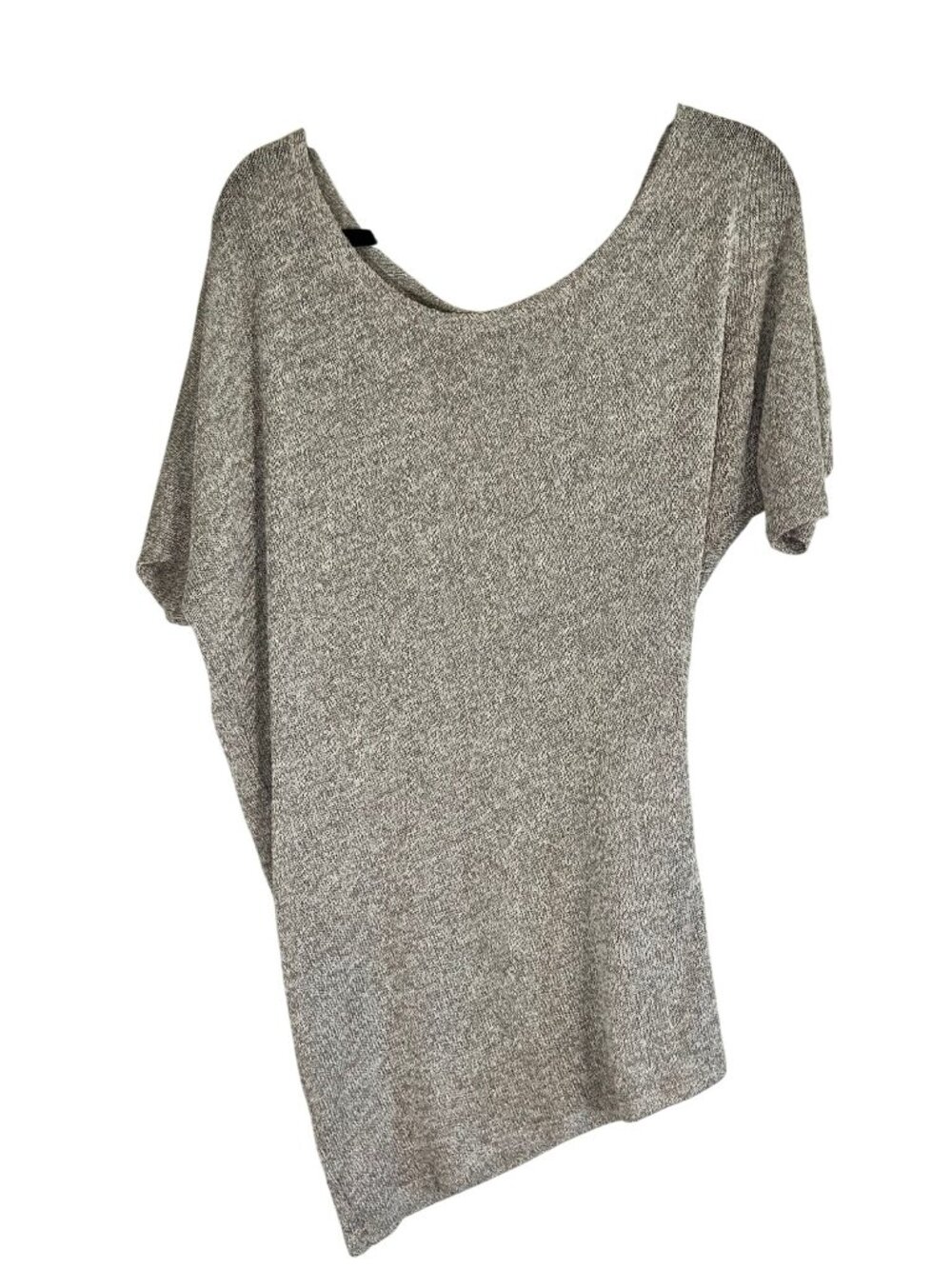 Neutral Knit Sweater Top M Earthy Granola Boho Indie Folk Beach Minimalist Chic